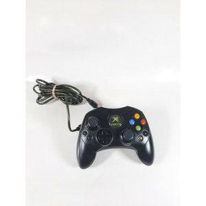 Original Microsoft XBOX Controller S Black OEM X08-69873 clean tested working